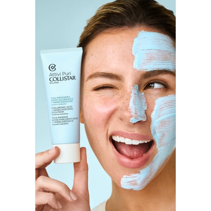 Collistar HYALURONIC ACID + MADECASSOSIDE CICA-MASK hyaluronová intenzivní maska 75 ml