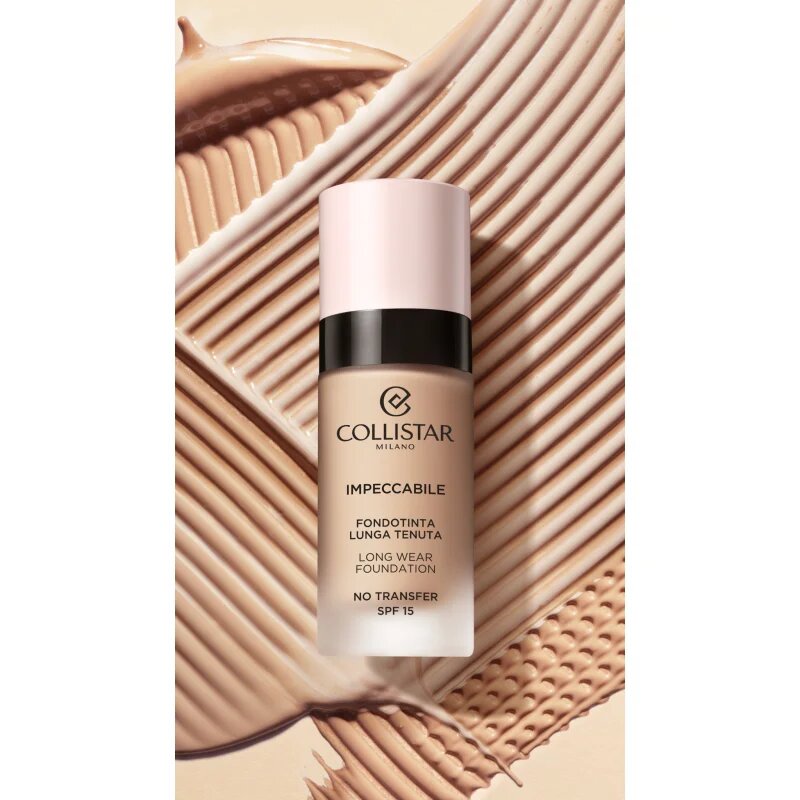 Collistar Impeccabile Long Wear Foundation dlouhotrvající make-up SPF 15 2R Rosy Beige 30 ml