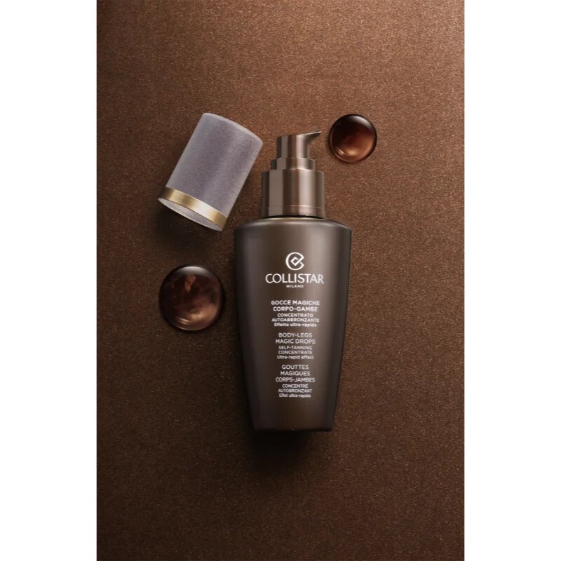 Collistar Magic Drops Body-Legs Self-Tanning Concentrate samoopalovací emulze na tělo a nohy 125 ml