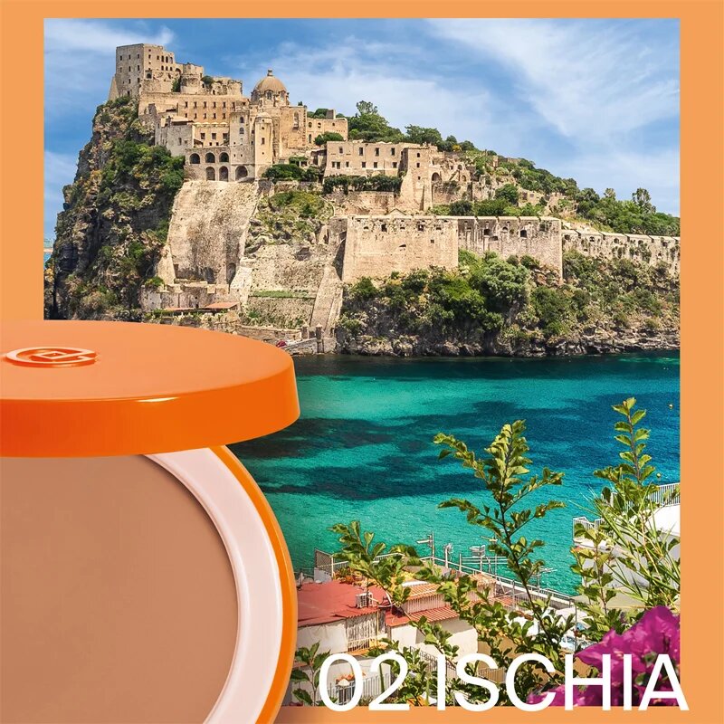 Collistar Mediterranea Sun Compact Foundation REFILL pudrový make-up SPF 15 odstín 02 Ischia 10.5 g