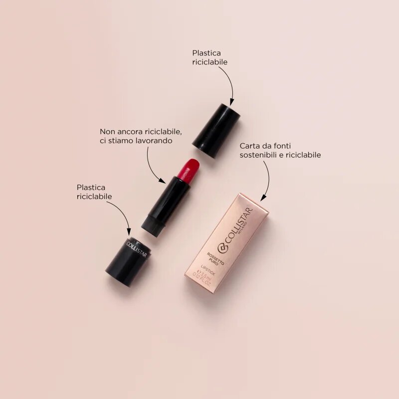 Collistar Rossetto Lipstick Refill dlouhotrvající rtěnka – náhradní náplň odstín 108 MELAGRANA 3.5 ml