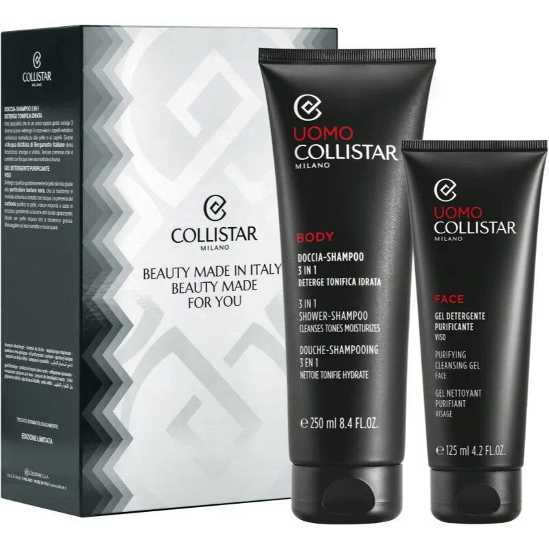 Collistar Shower Shampoo 3in1 Set dárková sada pro muže