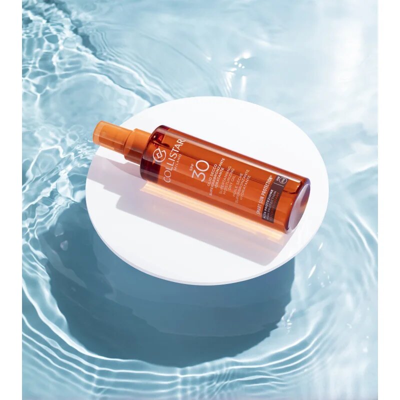 Collistar Smart Sun Protection Supertanning Moisturizing Dry Oil SPF 30 ochranný suchý olej na opalování SPF 30 200 ml