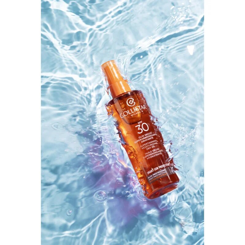 Collistar Smart Sun Protection Supertanning Moisturizing Dry Oil SPF 30 ochranný suchý olej na opalování SPF 30 200 ml