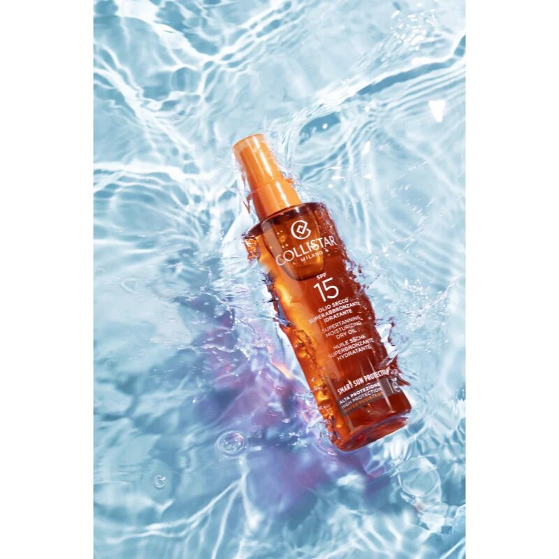 Collistar Special Perfect Tan Supertanning Moisturizing Dry Oil olej na opalování SPF 15 200 ml