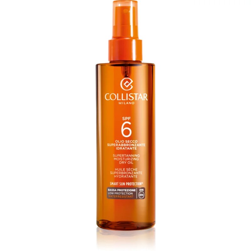 Collistar Special Perfect Tan Supertanning Moisturizing Dry Oil suchý olej na opalování SPF 6 200 ml