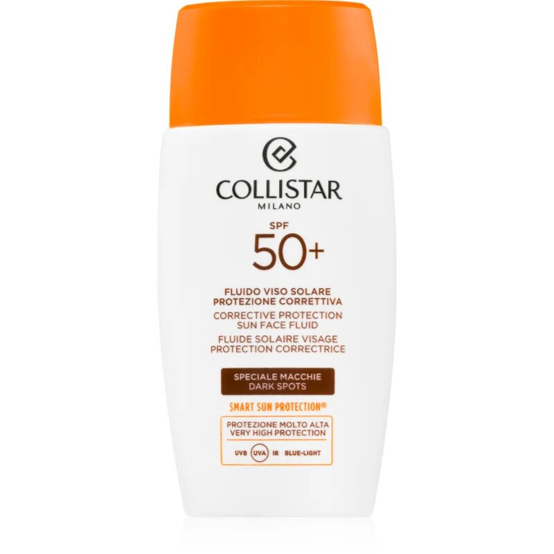 Collistar Sun Corrective Protection Face Fluid SPF 50+ opalovací fluid na obličej SPF 50+ 50 ml