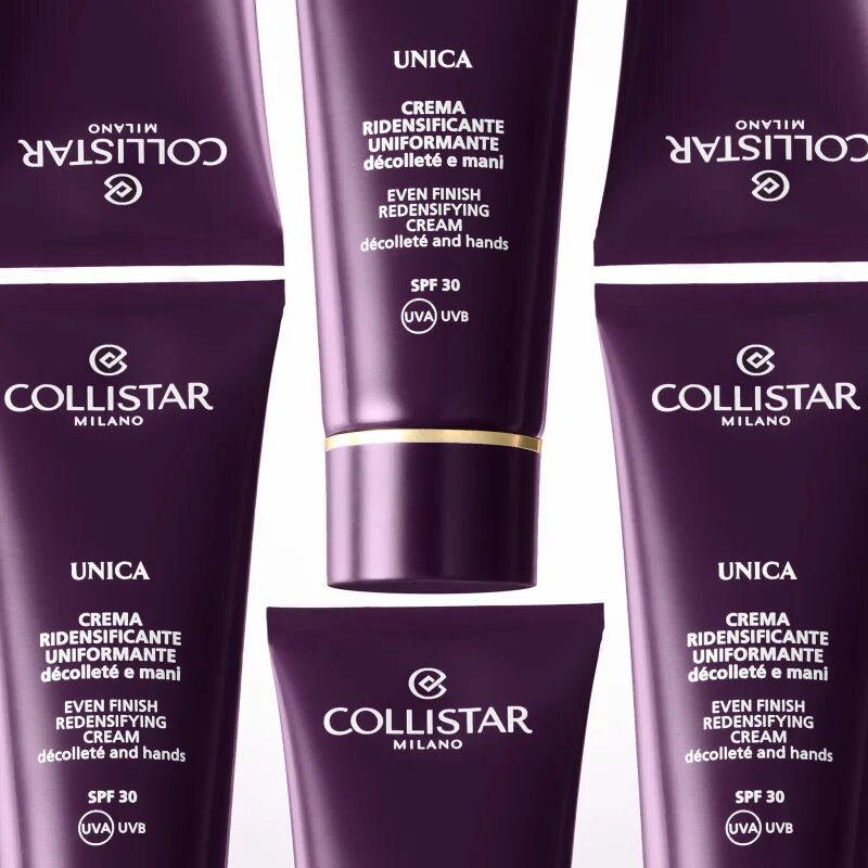 Collistar Unica Even Finish Redensifying Cream Zpevňující krém na dekolt a ruce SPF 30 75 ml