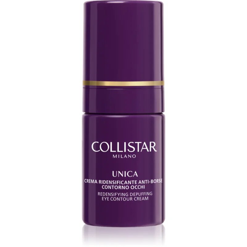 Collistar Unica Redensifying Draining Anti-Bags Eye Contour rozjasňující oční krém proti otokům a tmavým kruhům 15 ml
