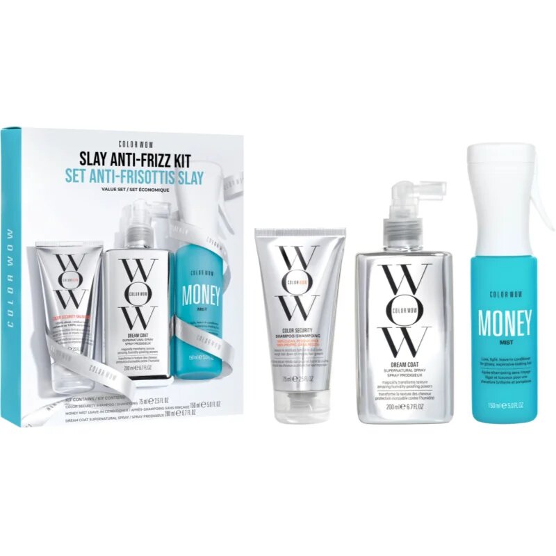 Color WOW Slay Anti-Frizz Kit dárková sada pro lesk a hebkost vlasů