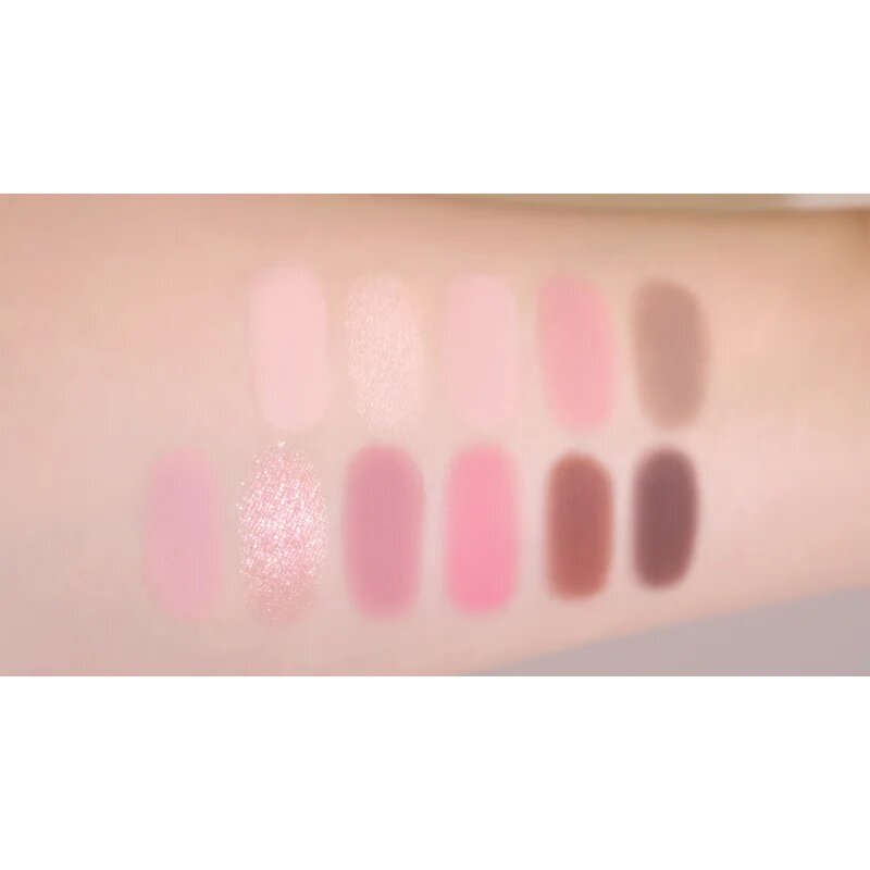 Colorgram Pin Point Eyeshadow Palette paletka očních stínů pro dokonalý vzhled odstín 02 Pink+Mauve 9.9 g