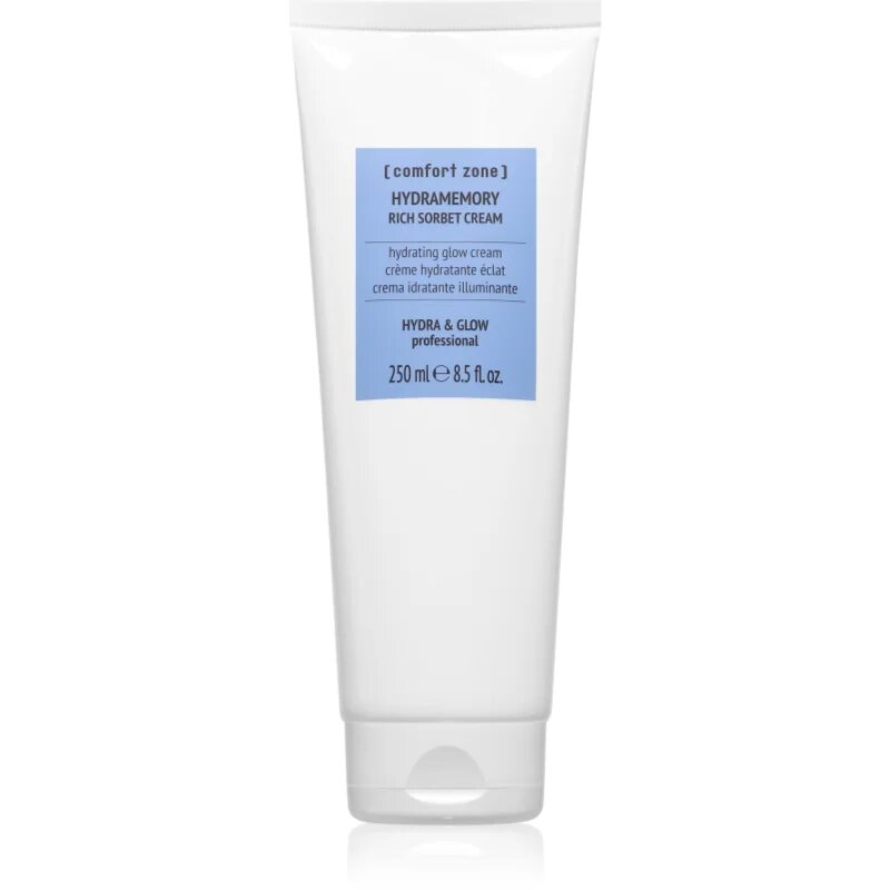 Comfort Zone Hydramemory Rich Sorbet Cream bohatý hydratační krém pro rozjasnění pleti 250 ml