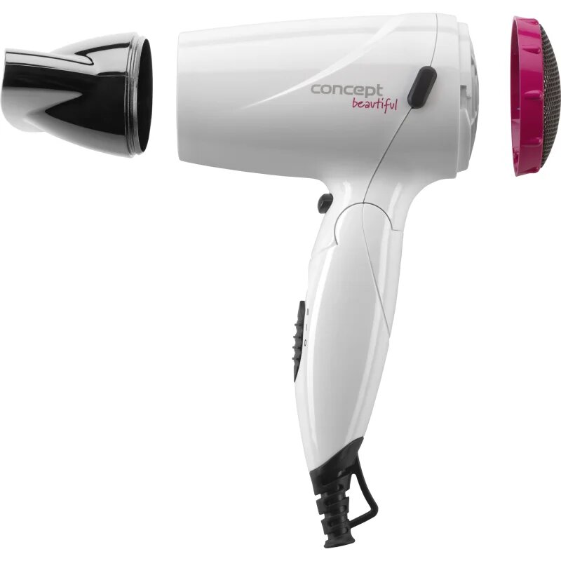 Concept Beautiful fén na vlasy White + Pink 1 ks