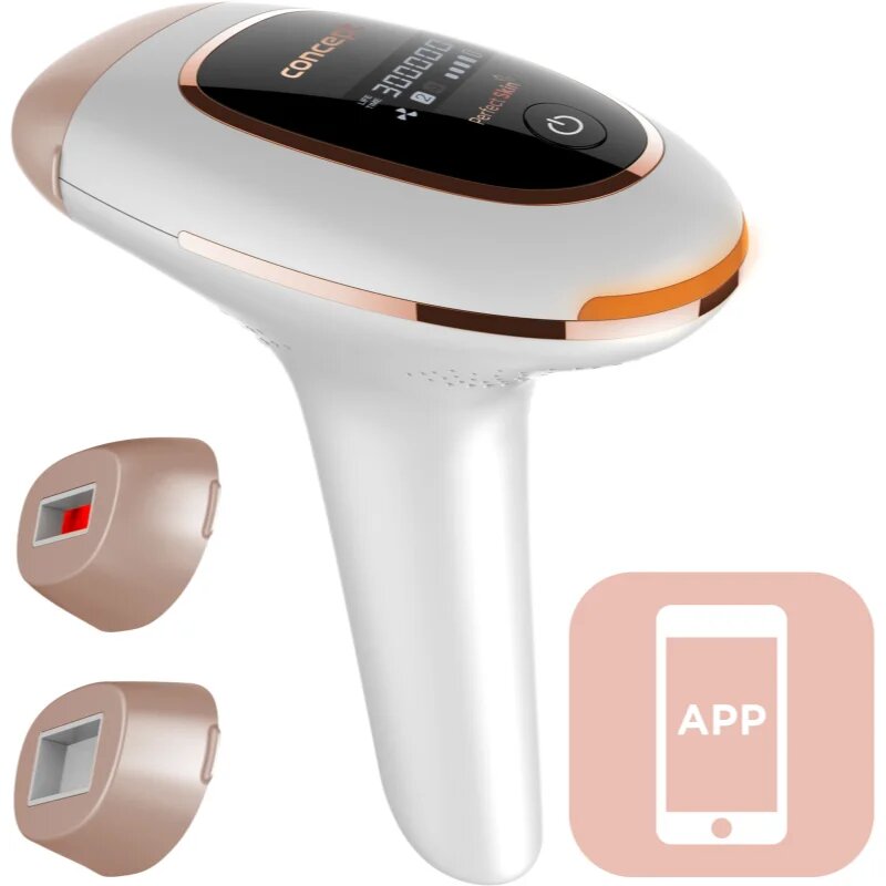 Concept IL3020 IPL Perfect Skin IPL epilátor na tělo tvář oblast bikin a podpaží White and rosegold 1 ks