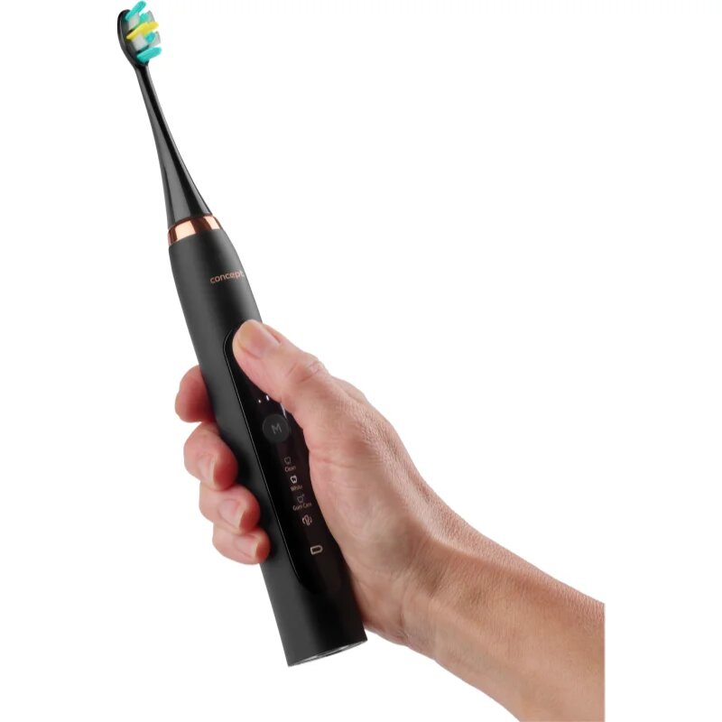 Concept Perfect Smile ZK7011 sonický elektrický zubní kartáček s pouzdrem Black 1 ks