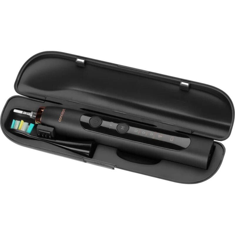 Concept Perfect Smile ZK7011 sonický elektrický zubní kartáček s pouzdrem Black 1 ks