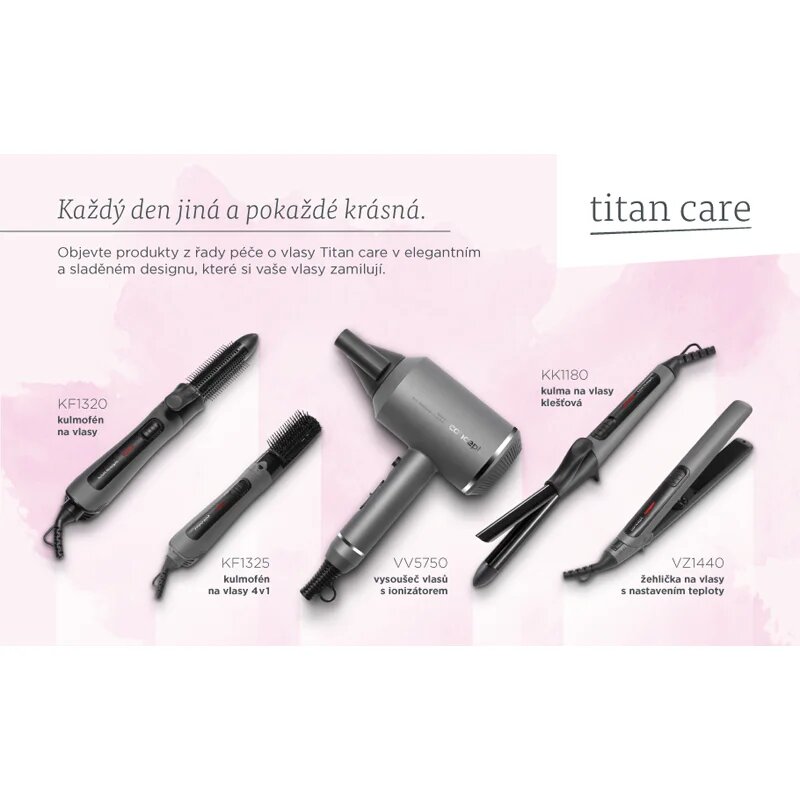 Concept Titan Care VV5750 1600 W fén na vlasy 1 ks