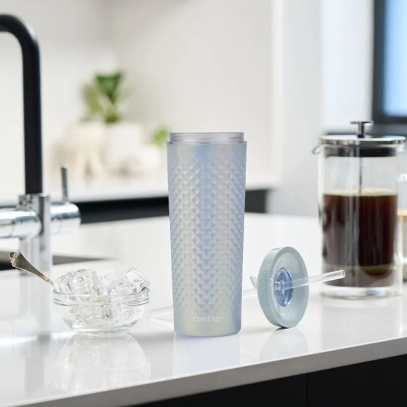 Contigo Autoclose Tumbler hrnek na cesty barva Shiny Blue 590 ml