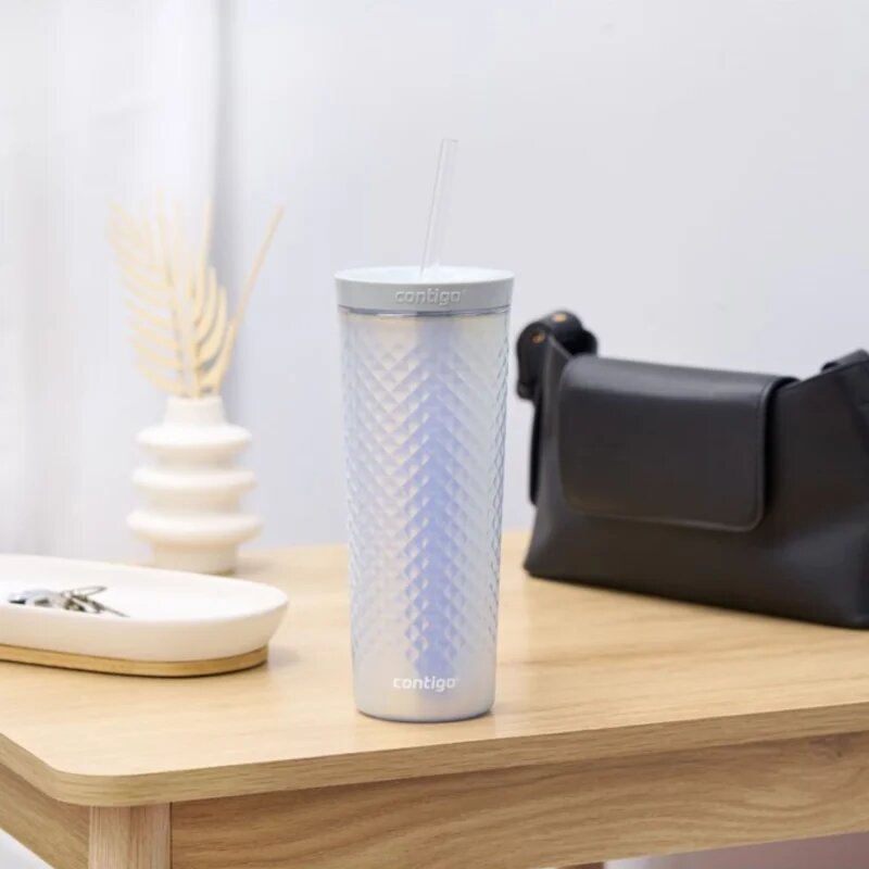 Contigo Autoclose Tumbler hrnek na cesty barva Shiny Blue 590 ml