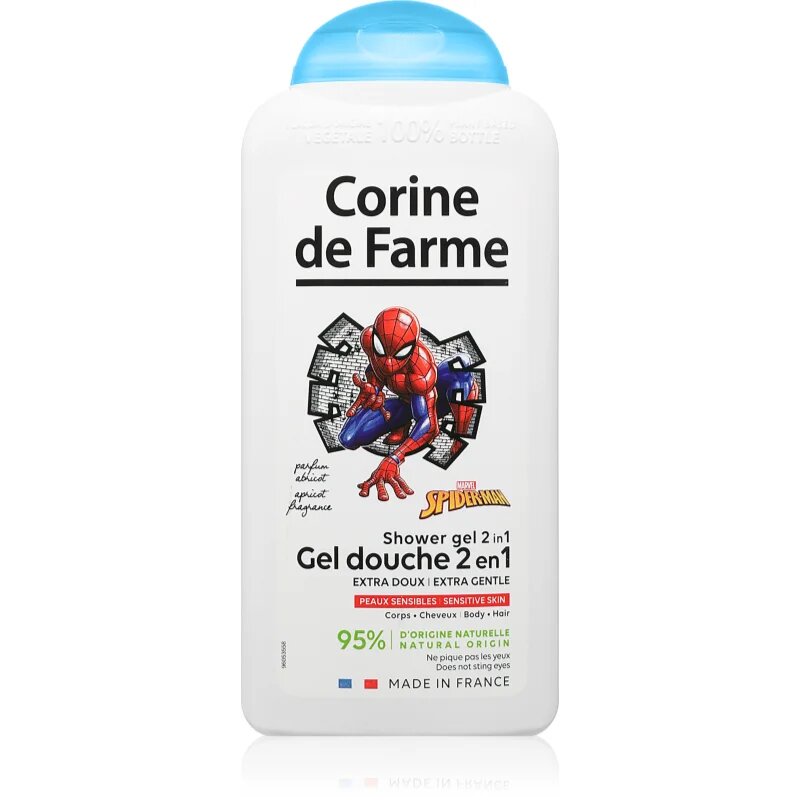 Corine de farme Shower Gel 2 in 1 Spiderman sprchový gel 2 v 1 300 ml