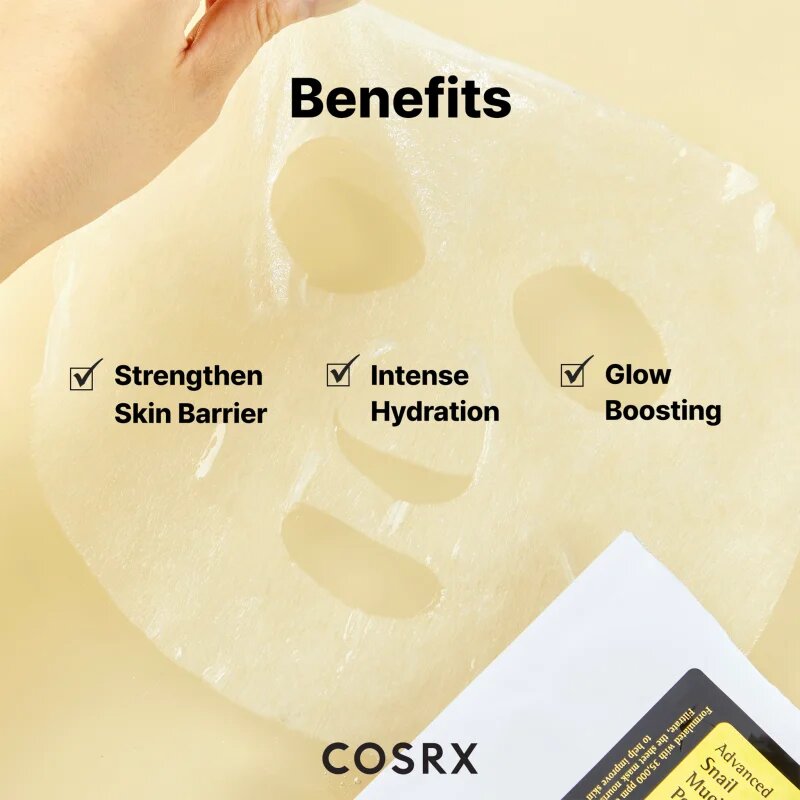 Cosrx Advanced Snail Power Essence protivrásková plátýnková maska s hydratačním účinkem 25 ml