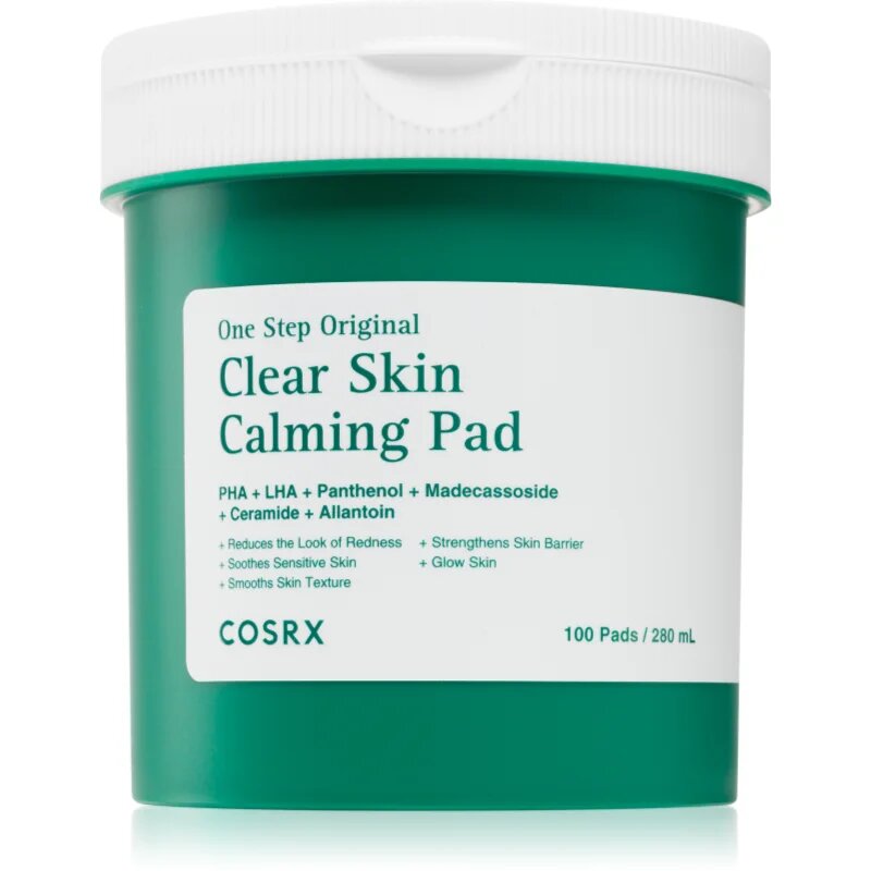 Cosrx One Step Original Clear Skin Calming Pad zklidňující polštářky pro intenzivní hydrataci pleti 100 ks