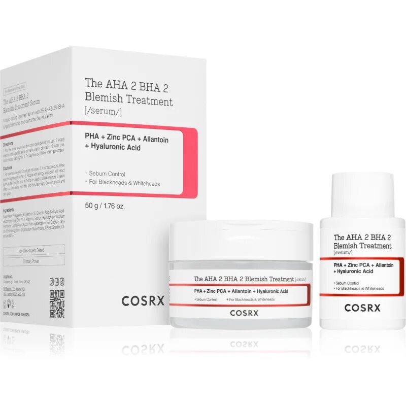 Cosrx The AHA 2 BHA 2 Blemish Treatment Serum lokální péče proti akné 50 g
