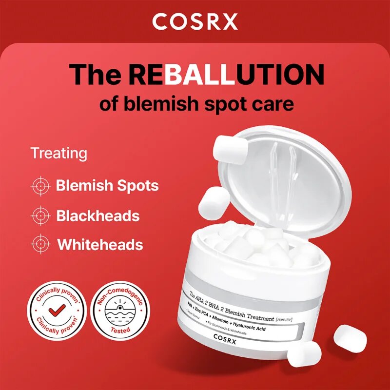 Cosrx The AHA 2 BHA 2 Blemish Treatment Serum lokální péče proti akné 50 g