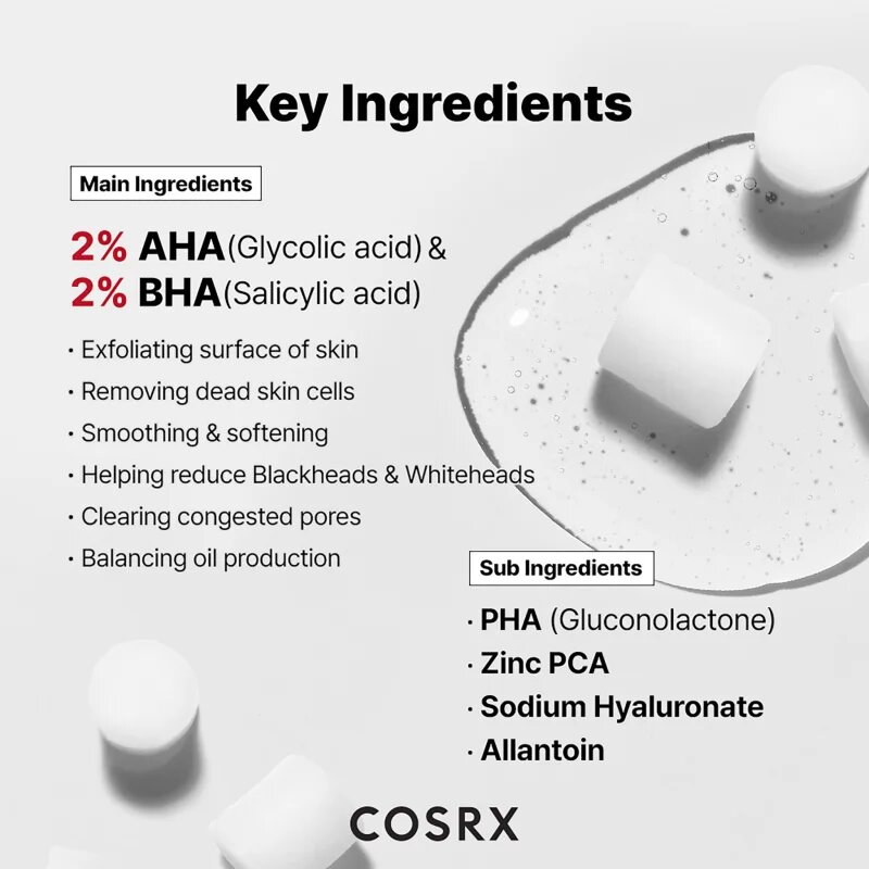 Cosrx The AHA 2 BHA 2 Blemish Treatment Serum lokální péče proti akné 50 g