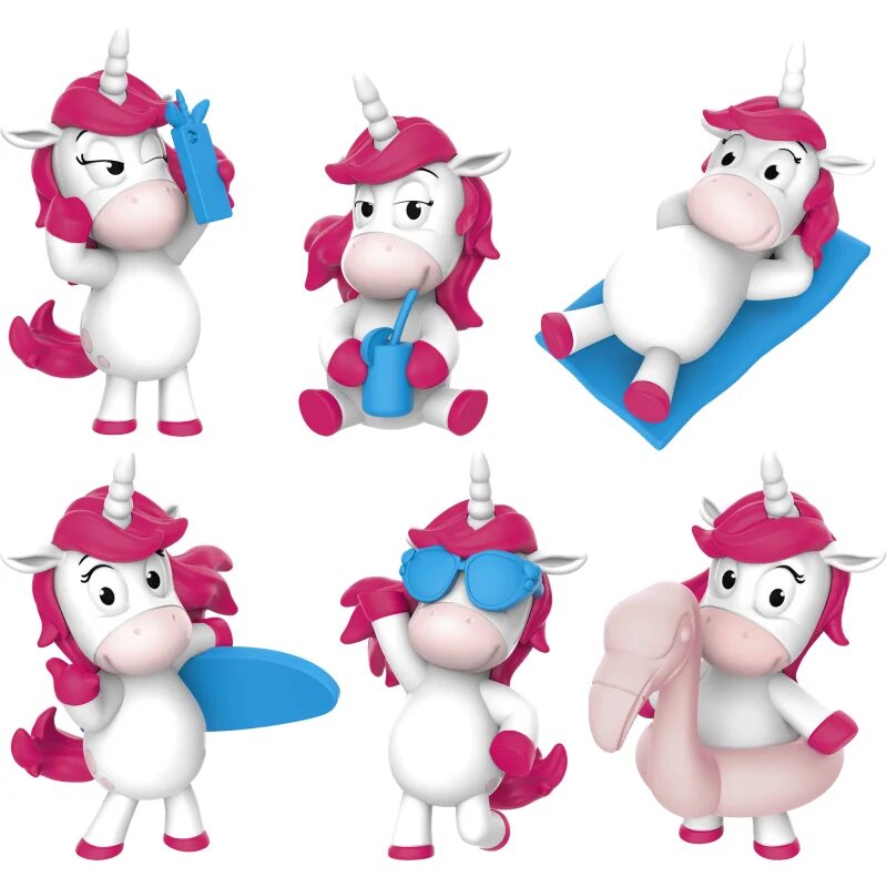 Craze INKEE Unicorn Beach koupelová bomba pro děti 1 ks