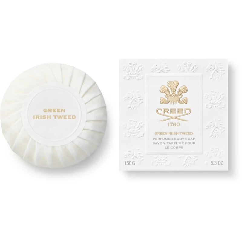 Creed Green Irish Tweed čisticí tuhé mýdlo s parfemací pro muže 150 g