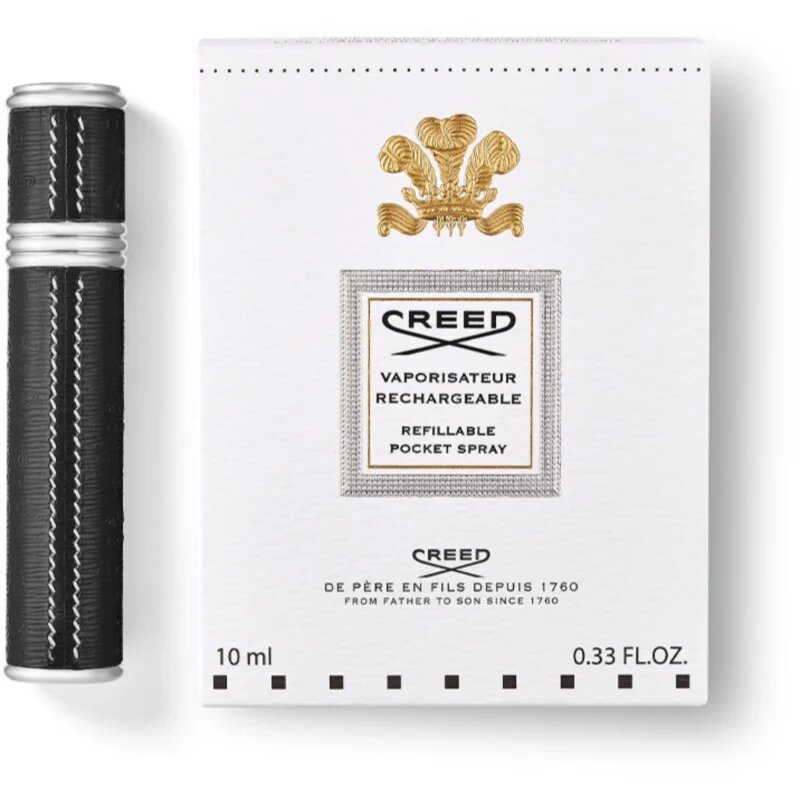 Creed Travel Atomiser Silver/Black plnitelný rozprašovač parfémů 10 ml