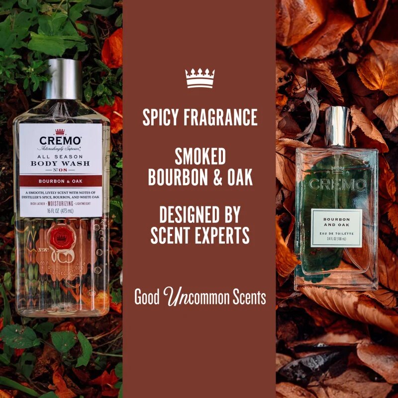 Cremo Bourbon & Oak Gift Set dárková sada pro muže