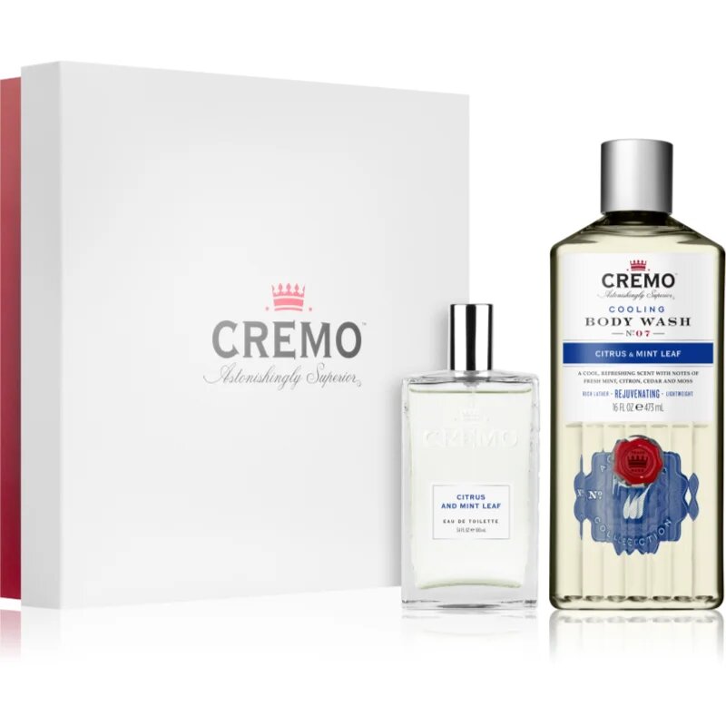 Cremo Citrus & Mint Leaf dárková sada pro muže