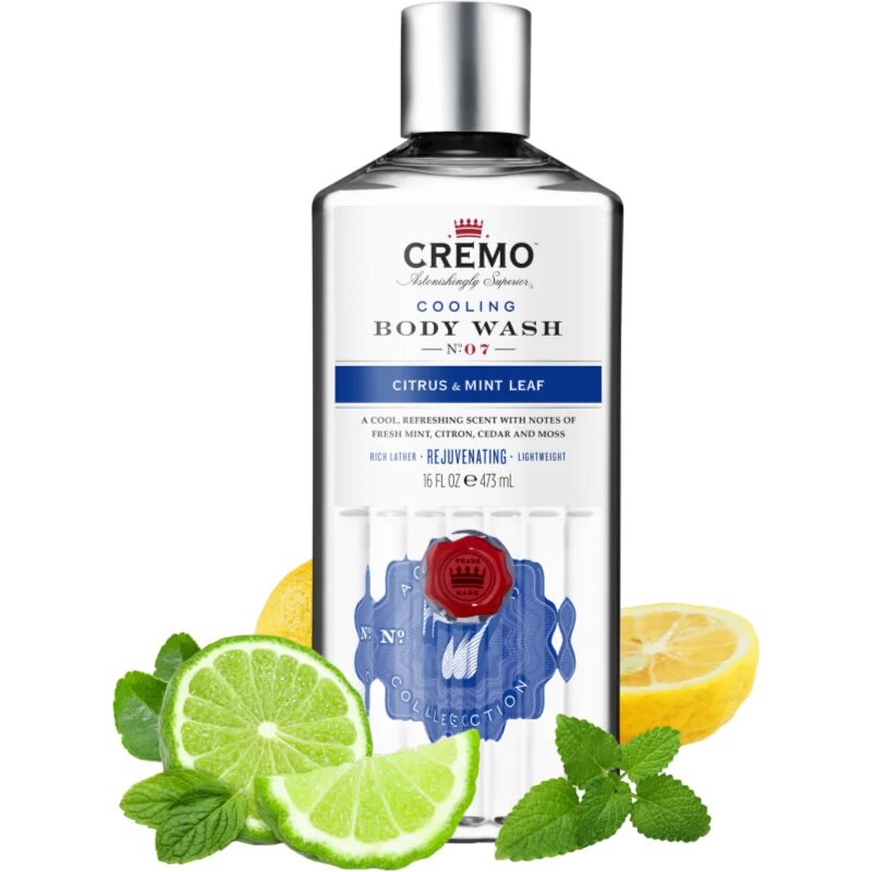 Cremo Citrus & Mint Leaf sprchový gel pro muže 473 ml