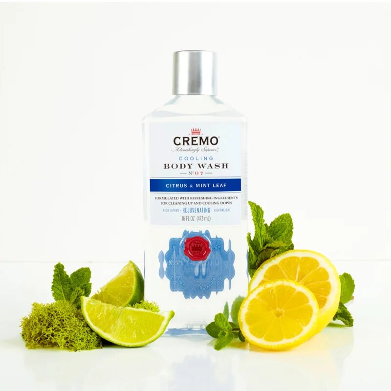 Cremo Cooling Body Wash Citrus & Mint Leaf hydratační sprchový gel 473 ml