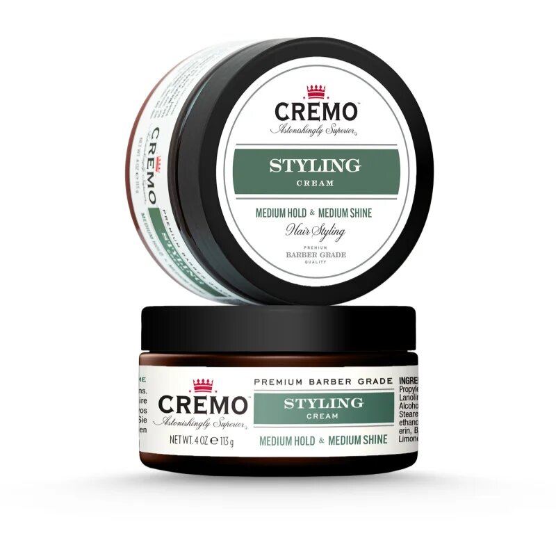 Cremo Hair Styling Cream Medium Styling hydratační stylingový krém na vlasy pro muže 113 g