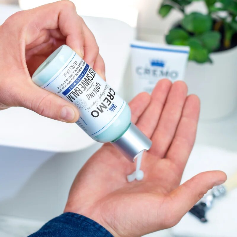 Cremo Refreshing Mint Post Shave Balm balzám po holení pro muže 118 ml