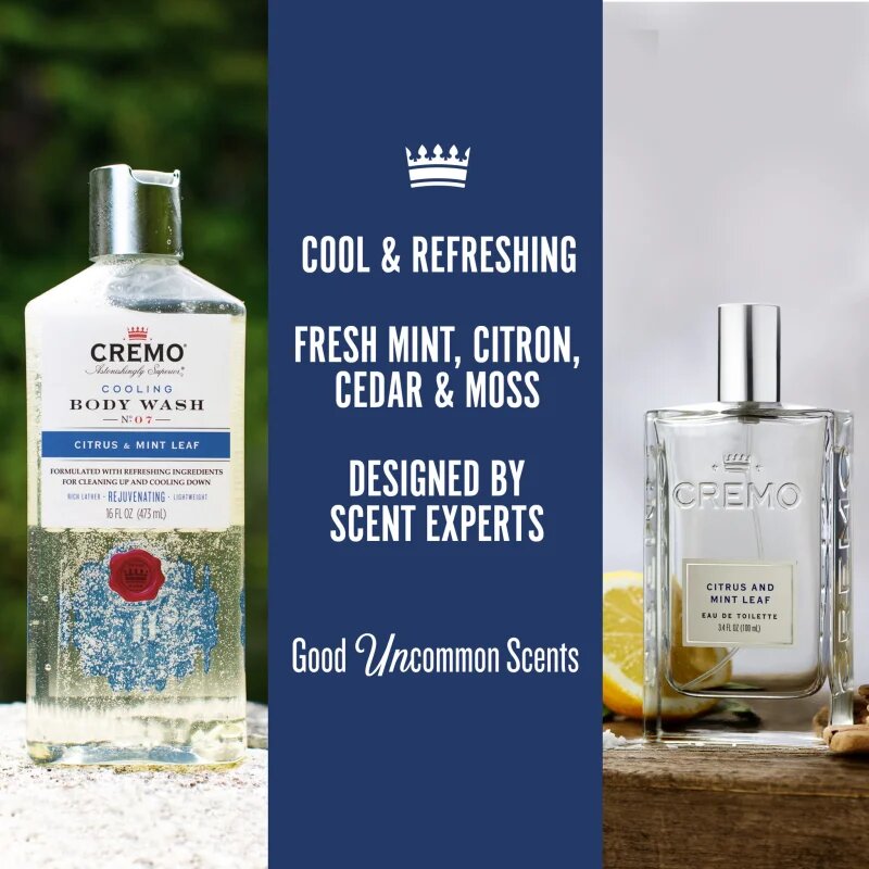 Cremo Set Citrus and Mint dárková sada pro muže