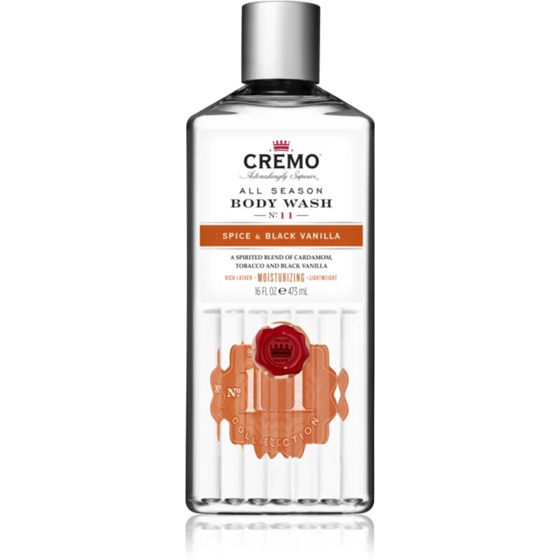 Cremo Spice & Black Vanilla Body Wash sprchový gel pro muže 473 ml