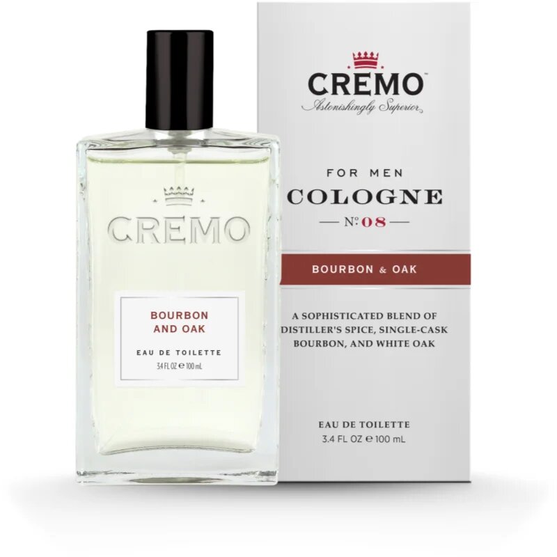 Cremo Spray Cologne Bourbon & Oak toaletní voda pro muže 100 ml