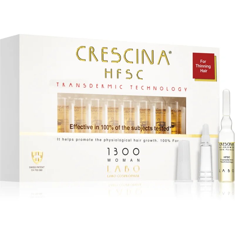 Crescina Transdermic 1300 Re-Growth péče pro podporu růstu vlasů pro ženy 20x35 ml