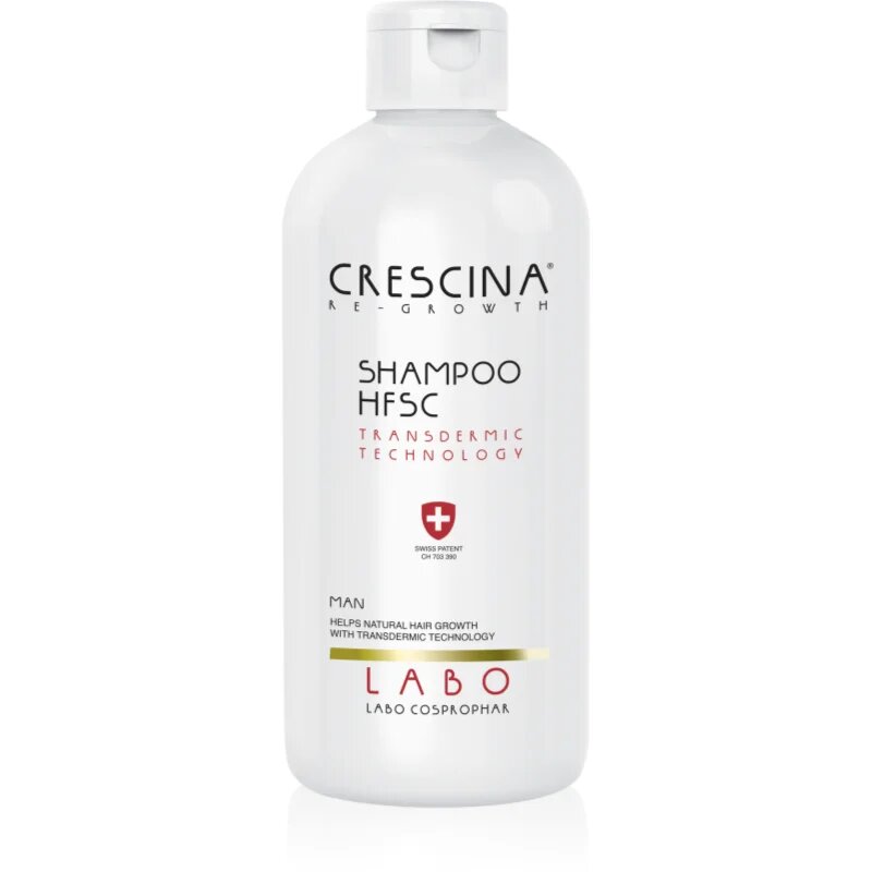 Crescina Transdermic šampon proti řídnutí a padání vlasů pro muže 500 ml