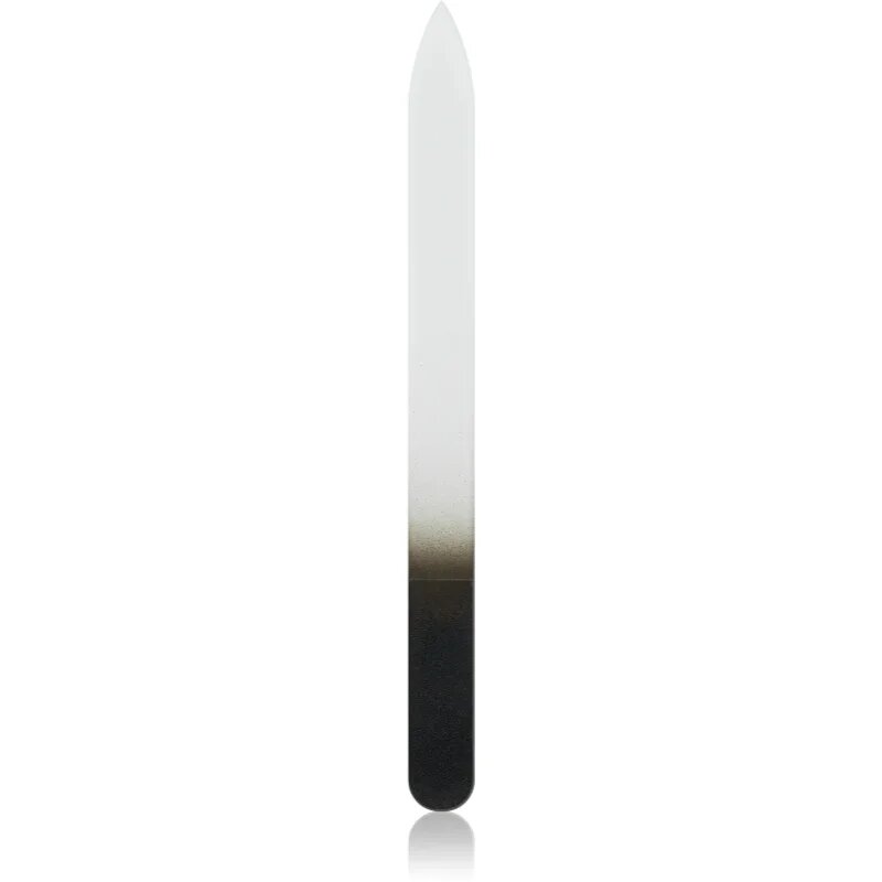 Crystal Bohemia Black skleněný pilník na nehty oboustranný 1 ks