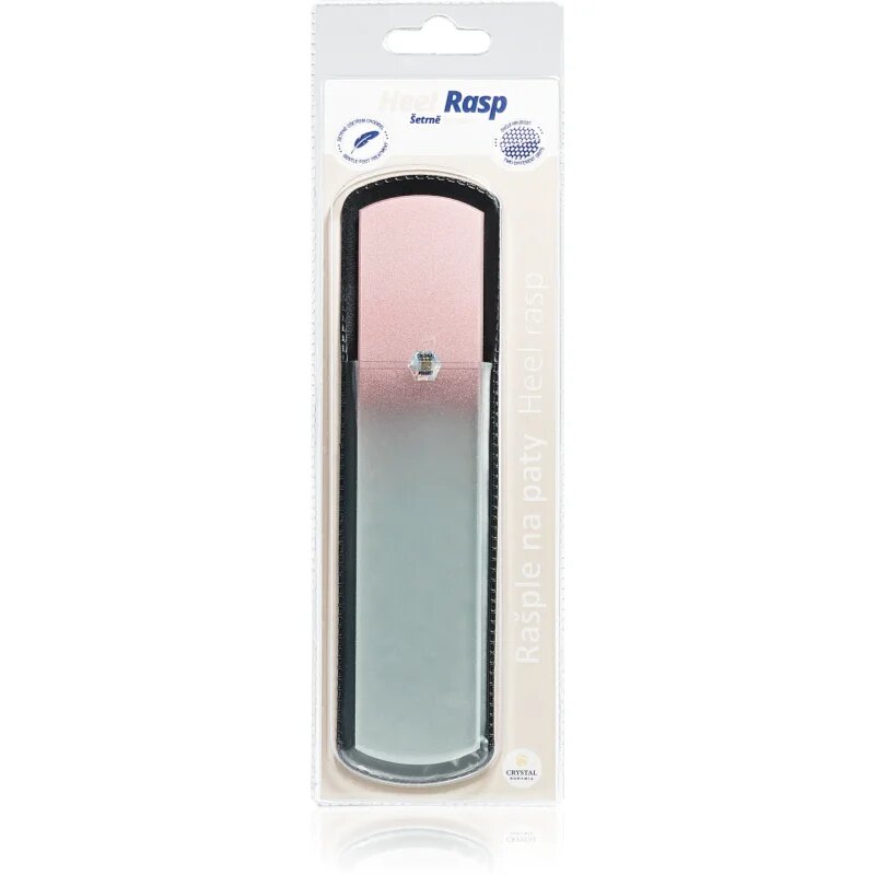 Crystal Bohemia Pink rašple na zrohovatělou kůži na nohy 1 ks