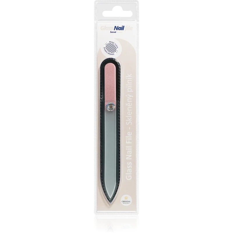 Crystal Bohemia Pink skleněný pilník na nehty 1 ks
