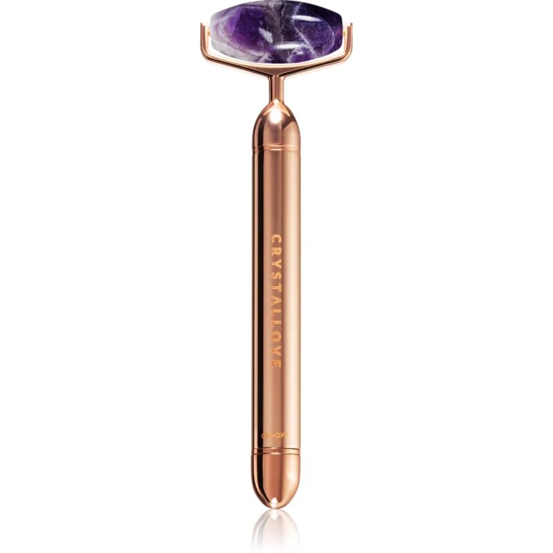 Crystallove Amethyst Vibrating Roller masážní váleček na obličej 1 ks