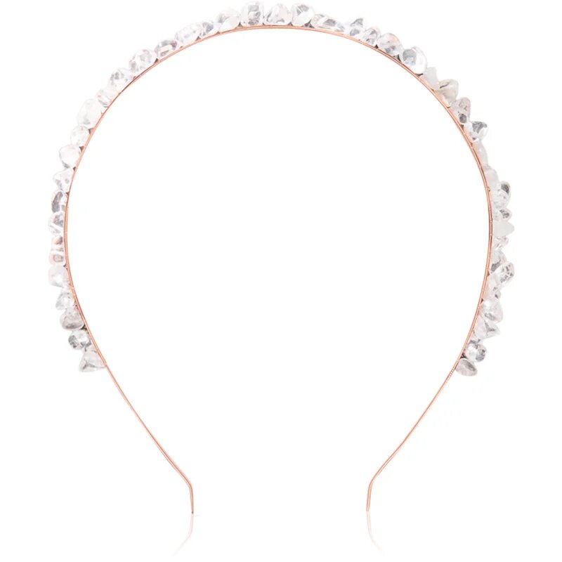 Crystallove Clear Quartz Hairband čelenka do vlasů 1 ks