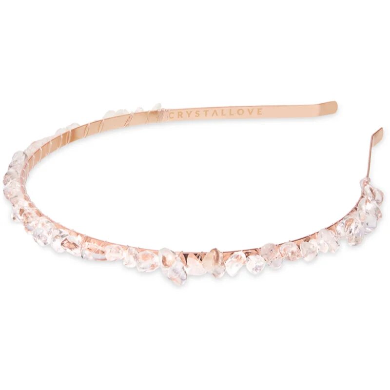 Crystallove Clear Quartz Hairband čelenka do vlasů 1 ks