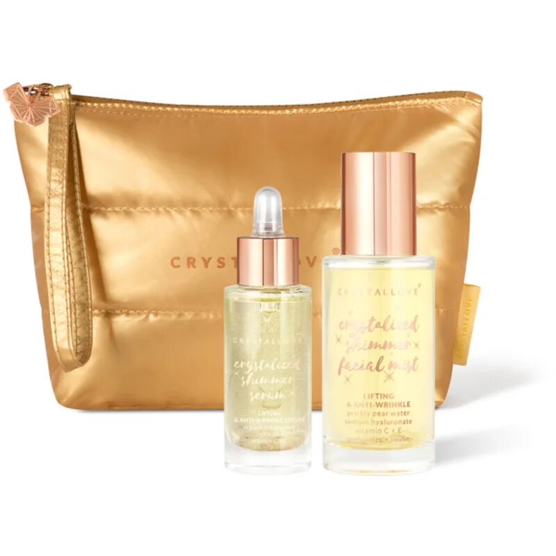 Crystallove Clear Quartz Skincare Duo sada pro péči o pleť